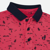 Polo manga corta estampada Mayoral