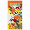 TOALLA ESTAMPADA NIÑA NARANJA TROPICAL JUNGLE