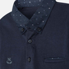 Polo manga corta cuello estampado niño Mayoral