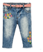 Pantalon Mezclilla Flores Bordadas Bebe Niña Mayoral M1516