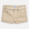 Short con cinturón niña Mayoral