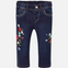 Pantalón Largo Mezclilla Bordado Bebe Niña Mayoral M1524