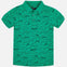 Polo manga corta estampado para niño