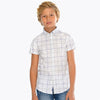 Camisa cuadros manga corta para niño Mayoral