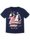 Camiseta serigrafía marino para bebé niño Mayoral