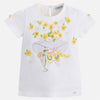 Blusa manga corta lazos para niña Mayoral