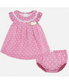 Vestido plumeti flora para niña bebé Mayoral