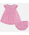 Vestido plumeti flora para niña bebé Mayoral