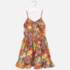 Vestido tirantes estampado flores niña Mayoral