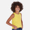 Blusa S/M Amarillo Perforado Pliegues Parte De Atrás Niña junior Mayoral M6028
