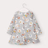 Vestido felpa estampado bebe niña Mayoral