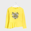 Blusa manga larga glitter estrella fashion niña Mayoral