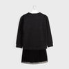VESTIDO COMBINADO FELPA TUL NEGRO LURE MAYORAL MAYORAL