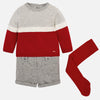 CONJ, PANTALON CORTO CON LEOTARDO ROJO BEBE NIÑO Mayoral