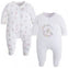 Set 2 Mamelucos Con Pie LILA Bebe Niña Mayoral Talla 12Meses