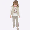PANTALON BANDA LATERAL MARRON NIÑA MAYORAL Mayoral
