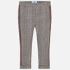 PANTALON BANDA LATERAL MARRON NIÑA MAYORAL Mayoral