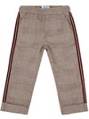 PANTALON BANDA LATERAL MARRON NIÑA MAYORAL Mayoral