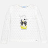 BLUSA M/L BEAUTY LUNARES PLATA NIÑA MAYORAL Mayoral