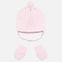 CONJUNTO GORRO CON MANOPLAS ROSA BABY BEBE NIÑA MAYORAL
