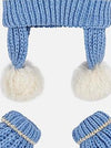 CONJ, GORRO Y MANOPLAS TEJIDO AZUL BEBE MAYORAL Mayoral