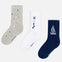 SET 3 PIEZAS CALCETINES MARINO/GRIS/BLANCO NIÑO MAYORAL