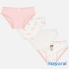 PAQUETE 4 PANTALETAS BAILARINA SALMON NIÑA MAYORAL Mayoral