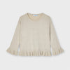BLUSA TEJIDA VOLANTE BEIGE 4 AÑOS NIÑA MAYORAL MAYORAL