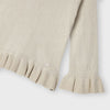 BLUSA TEJIDA VOLANTE BEIGE 4 AÑOS NIÑA MAYORAL MAYORAL
