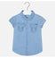 Camisa Mezclilla M/C Niña Mayoral