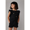 OVEROL SHORT VESTIR NEGRO NIÑA BOBOLI Boboli