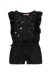 OVEROL SHORT VESTIR NEGRO NIÑA BOBOLI Boboli