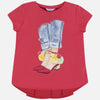 BLUSA M/C ESTAMPADO ZAPATILLA MODA JUNIOR MAYORAL