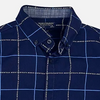 CAMISA M/C CUADROS AZUL 100% ALGODON JUNIOR MAYORAL Mayoral