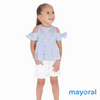 BLUSON M/C ESTAMPADO FLORES RAYAS NIÑA MAYORAL Mayoral