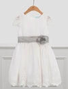 VESTIDO TUL BORDADO BLANCO NIÑA ABEL & LULA Abel y Lula