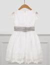 VESTIDO TUL BORDADO BLANCO NIÑA ABEL & LULA Abel y Lula