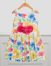 VESTIDO CREPE ESTAMPADO FLORAL NIÑA ABEL & LULA Abel y Lula