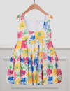VESTIDO CREPE ESTAMPADO FLORAL NIÑA ABEL & LULA Abel y Lula