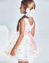 VESTIDO TUL LUNARES ROSAS NIÑA ABEL & LULA Abel y Lula