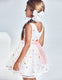 Vestido Tul Lunares Rosa Niña ABEL y LULA