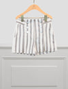 CONJUNTO BLUSA BERMUDA RAYAS GRIS NIÑA ABEL & LULA Abel y Lula