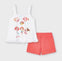 Conjunto Blusa S/M Algodón Short Coral Niña Mayoral