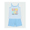 PIJAMA ALGODON SHORT CIELO NIÑA BOBOLI