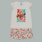 PIJAMA BLUSA M/C CON SHORT DONAS 100% ALGODON NIÑA BOBOLI