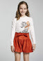Short Falda Piel De Durasno Shedron Niña Junior Mayoral M7907