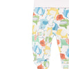 PACK 3 PIEZAS PANTALON CON PIE PLAYERA M/L Y GORRO CON CAJA DE REGALO BEBE BOBOLI Boboli