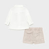 CONJUNTO SHORT CAMISA LINO CON CHALECO BEBE NIÑO MAYORAL Mayoral