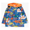 IMPERMEABLE CON CAPUCHA CON CIERRE AFELPADO NIÑO BOBOLI Boboli