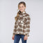 CAMISA CUADROS M/L MOSTAZA NIÑA MAYORAL
